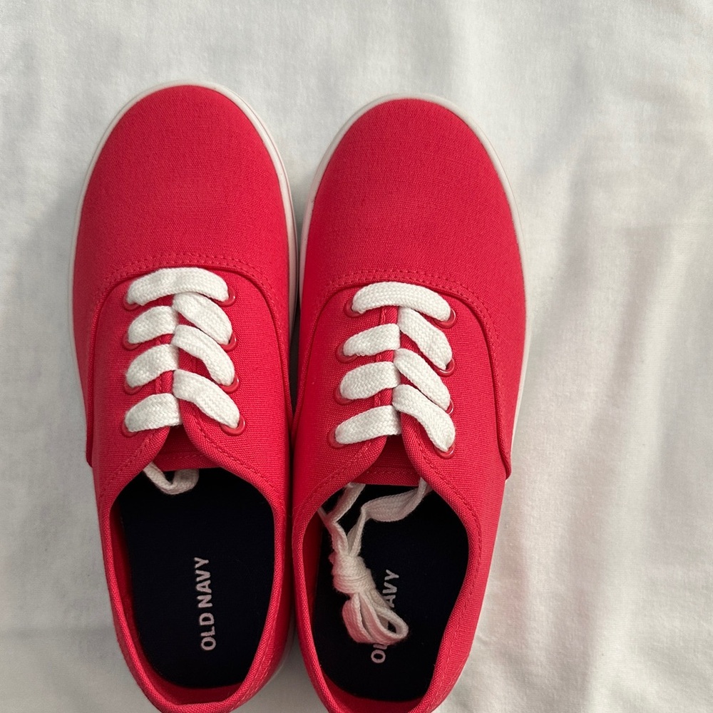 Old Navy Bright pinkSneakers with White Laces